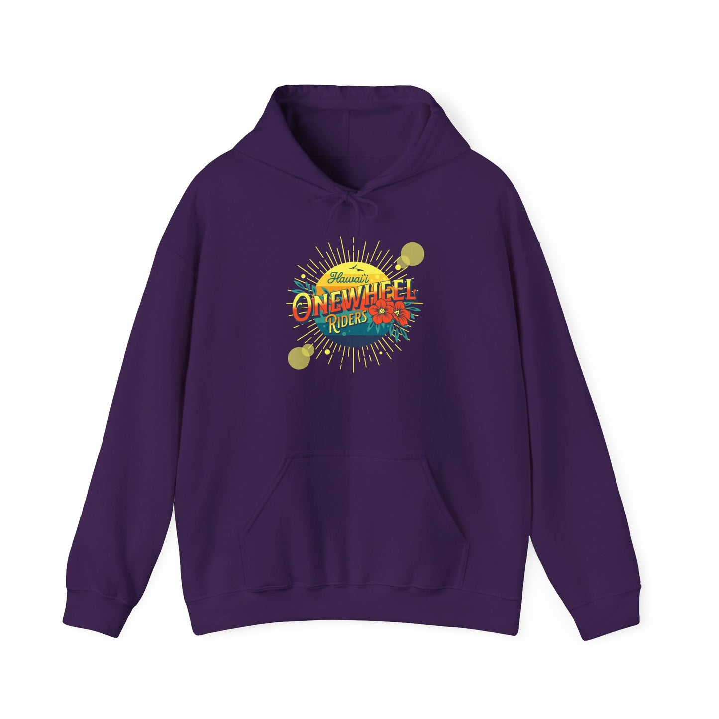 Hawaii Onewheel Riders Unisex Heavy Blend™ Hooded Sweatshirt