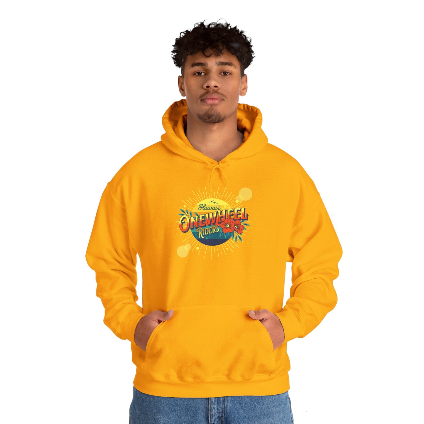 Hawaii Onewheel Riders Unisex Heavy Blend™ Hooded Sweatshirt